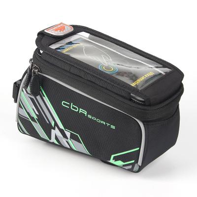 China Cycling Bag Bike Touch Screen Spot Cell Phone Maker Front Bike Top Tube Frame Waterproof Daily Bag Polyester Waterproof for sale