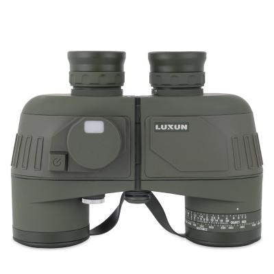 China Civil 10x50 Reticle Compass Reticle Telescope 10x50 Binoculars Waterproof Distance Calculator Military Binocular for sale