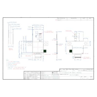 China Industrial Application H130BLK01.0 AMOLED 1.3inch 240*240 TOOTH W040 SPI OLED LCD Display Panel for sale