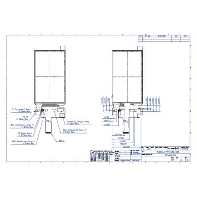 China Industrial Application H500TLB01.0 AMOLED 5inch 720*1280 RM69052 MIPI OLED LCD Display Panel for sale