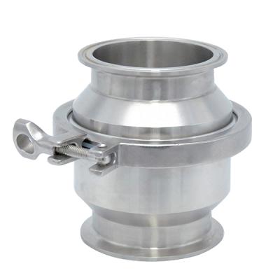 China SANITARY Sanitary Stainless Steel Flange Spring Non Return Valve Check Valve for sale