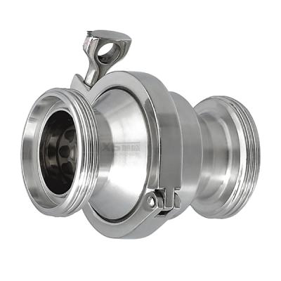 China SANITARY Sanitary Stainless Steel Wire Spring Non Return Valve Check Valve for sale