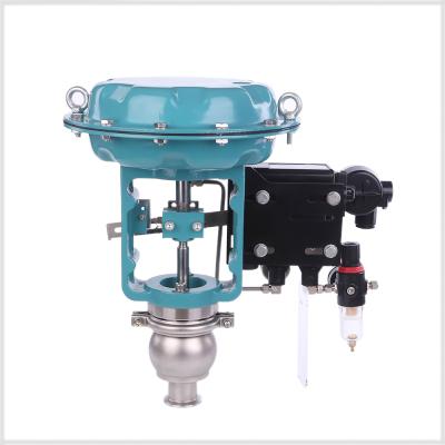 China General Sanitary Pneumatic Stainless Steel Film Control Valve Food Grade for sale