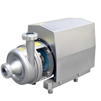 China Sanitary Centrifugal Pump Milk Drinking Water Treatment Food Grade Stainless Steel Centrifugal Beer Pump for sale