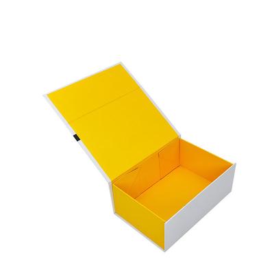 China Recyclable Custom Rigid Fold Box For Shoes Clothes Packaging Logo Customized for sale