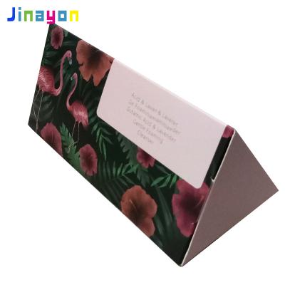 China New Custom Recyclable Jinayon Triangle Gift Box For Cosmetics Packaging Customized Shape for sale