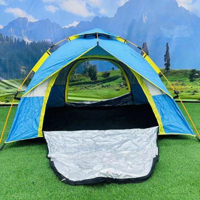 China Diagonal Bracing Type Automatic Camping Tent Pop Up Outdoor Family Instant Set Up Portable Fully Automatic Tent for sale