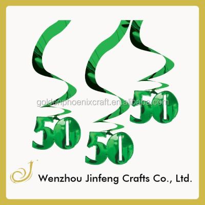 China Europe black swirl party haning decorations for sale