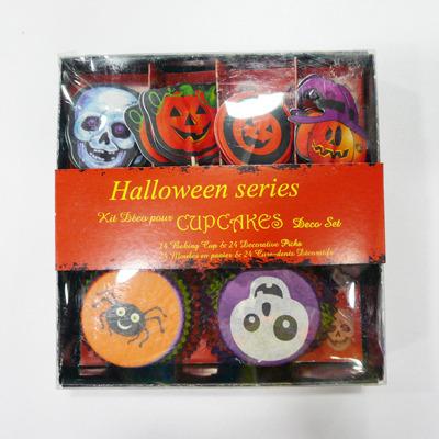 China Halloween Disposable Design Cake Paper Baking Cup, Muffin Cup for sale