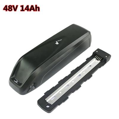 China 48V 200W - 1000W Germany stock Hailong case battery 48v 14ah ebike lithium batteries electric bicycle and scooter for 48v 750w Bafang BBS02B motor kits for sale