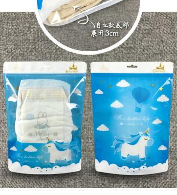 China Moisture proof try on diapers, zipper bags, for sale