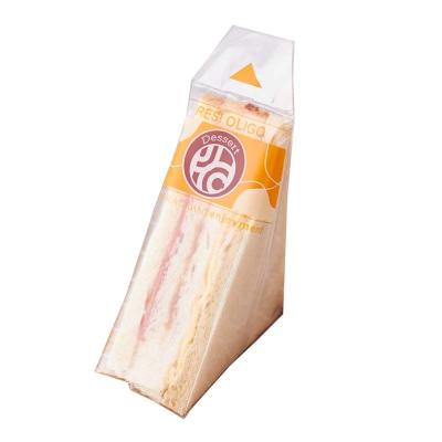 China Moisture Proof Plastic Sandwich Bags Triangle Bakery Packaging Easy Tear, High Clarity, Heat Sealable for sale