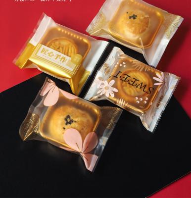 China Smell Proof Moisture Proof Bags, Moon Cake Plastic Packaging Bags Print Hot Seal Container, Small Gift Box (Just Packaging Bag No Tray, 100Piece for sale