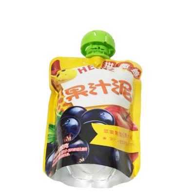 China Moisture proof stand up spout pouch/baby food spout pouch/pouch with spout for sale