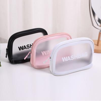 China Moisture Proof Portable Makeup Bags Pouch Cosmetic Bags With Zipper Handle Portable Travel Luggage Pouch for sale