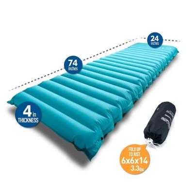 China Lightweight Inflatable Camping Mat Colchoneta Inflable Air Mattress Sleeping Mat Sleeping Pad For Camping Camping for sale