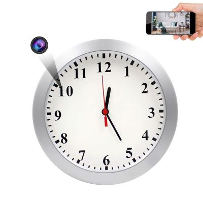 China NIGHT VISION Wall Clock With Hidden Camera APP Spy Camera Motion Detection Wireless Micro WiFi Spy Camera for sale