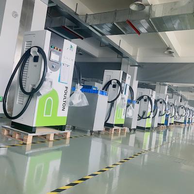 China Commercial Charging Air Cooling Chargers dc ccs ladestation ocpp 1.6 ev fast charge public electric vehicle charging station for sale