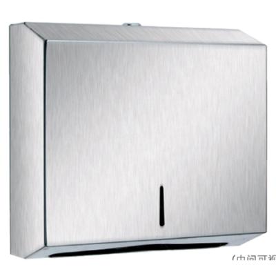 China Manual Wall Mounted Stainless Steel Paper Towel Roll Dispenser for sale