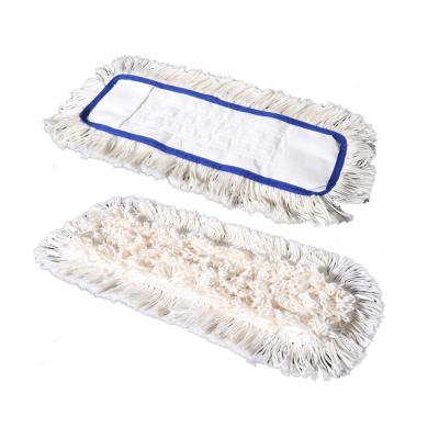 China Sustainable Yarn High Quality Flat Broom Cotton Main Refill 40cm 50cm for sale