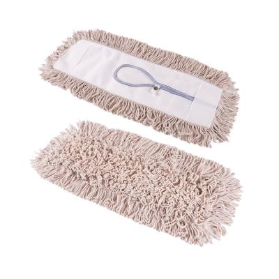 China Viable Strength Cotton Commercial Dust Broom Fill Replacement Thick Tufted Head For Home Commercial Use Fits Standard Size Fram Broom for sale