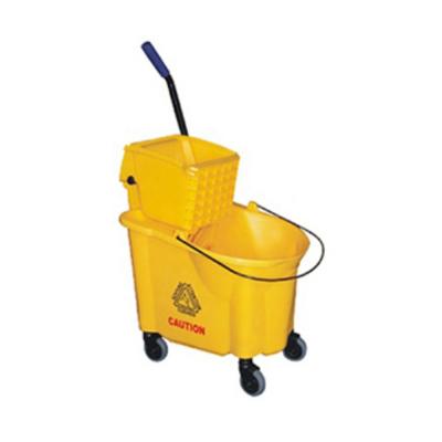 China Professional 32L Bucket Mop Water Hand Free Foldable Wringer Trolley Handless Cleaning Mop for sale