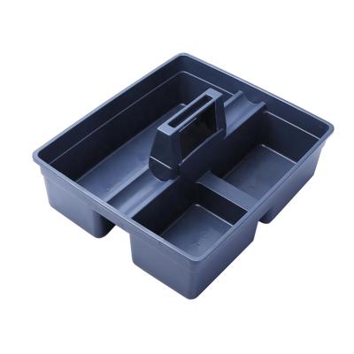 China Factory Supply Sustainable Tote Tool Carry Caddy Plastic Luxury Soft Cleaning Storage Tray Tool Organizer for sale