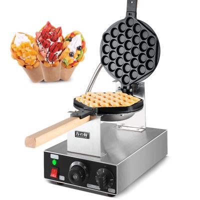 China Easy Operation Snack Equipment Automatic Tying Egg Bubble Waffle Maker Commercial Machine for sale