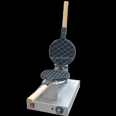 China Snack Equipment Deluxe Electric Attaching Bubble Waffle Machine Egg Waffle Maker With Adjustable Thermostat for sale