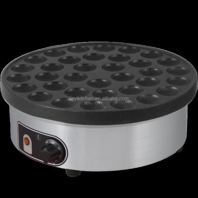 China Stainless Steel Poffertjes Mini Pancake Maker Electric Round Hole Electric Attaching Bun Pancake Maker for sale