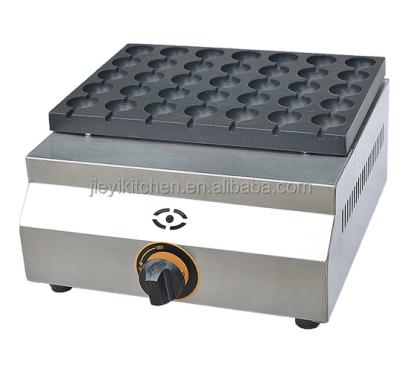 China Large Head 35 Holes Commercial Gas Type Quail Egg Maker Grill Takoyaki Maker Fish Meatball Maker for sale