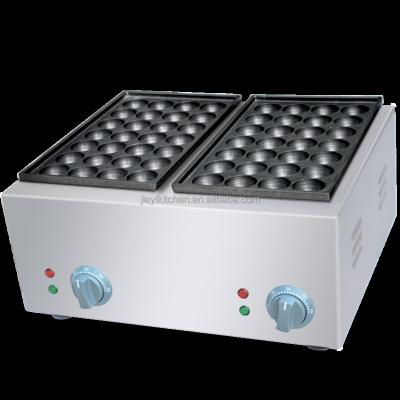 China Electric Commercial Attaching Double Plates Takoyaki Maker Fish Ball Grill Octopus Meatball Machine for sale