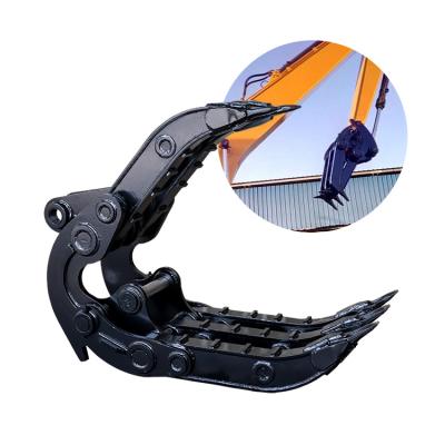 China Manual Log Mechanical Excavator Grab Antiwear For Hitachi Komatsu Sany for sale