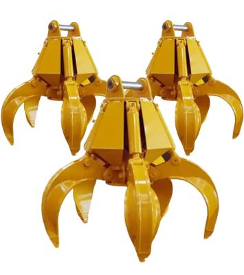 China Q690D Mechanical Orange Peel Grab For CAT VOLVO JCB Excavator for sale