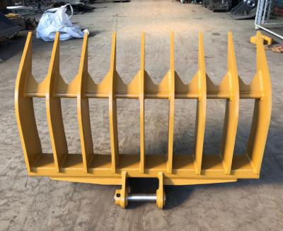 Cina Colata d'acciaio Mini Digger Rake Bucket, escavatore Scoop Rake For Cat320 PC200 in vendita