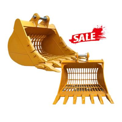 China Metal Q355B Backhoe Skeleton Bucket 0.2 Cbm For CX57 Excavator for sale