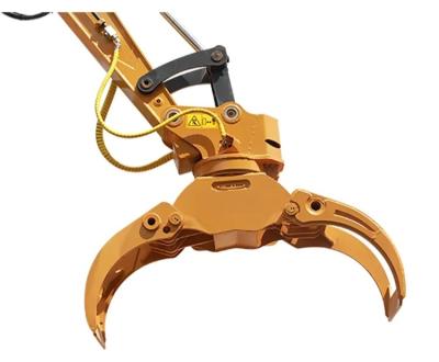 China Rotating Wood Hydraulic Log Grapple , Excavator Timber Grab For Cat306 Sh60 for sale