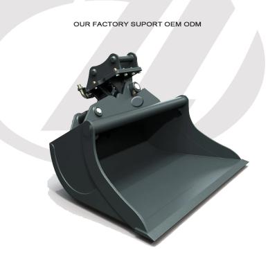 China Excavator Tilting Bucket Tilt Bucket And  Tilt Cleaning Bucket For Mini Excavator for sale