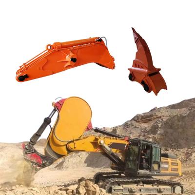 China 30-55ton Excavator Heavy Duty Equipment Long Reach Arm Excavator Boom Rock Boom Excavator Ripper for sale