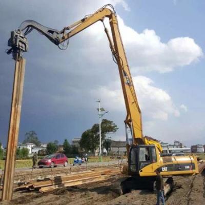 China Pile Driver Machine Hydraulic Pile Driver Hammer Excavator Long Reach Boom Pilling Driver Boom For  15-55ton Excavator for sale