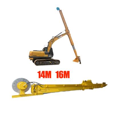 China Custom Excavator Telescopic Boom Stick 14M For 20 Ton Excavator PC200 SH200 , excavator with telescopic boom for sale