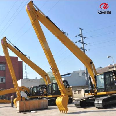 China 18 Meters 26-28T Long Reach Excavator Booms For Hyundai Kobelco , Excavator Boom Stick for sale