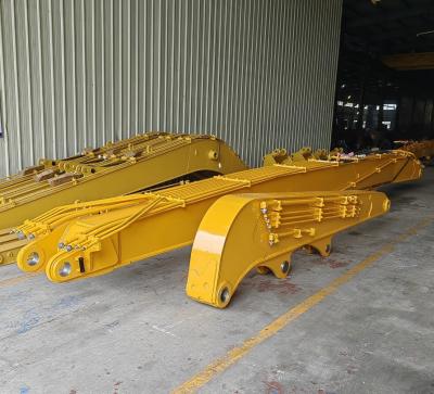 China long reach boom pile driving equipment guardrail pile driving machine excavator pilling boom with pile driving hammer for sale