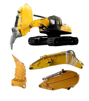 China 100% Excavator Ripper Arm For Tough Soil Yellow/Gray/Red/Green/Customizable for sale