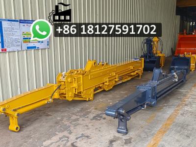 China 30T Excavator Clamshell Bucket Telescopic Arm With Improved Performance And 30M Digging Depth for sale