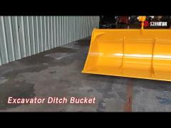 Cleaning Excavator Ditch Bucket Antiwear High Strength For Digging