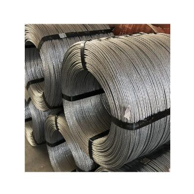 China Construction Prestressed 7 Concrete Wire Messenger Steel Wire Single Strand 10 Wire Gauge for sale