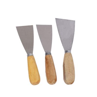 China Wall Cleaning Wholesale Wood Handle Oil Cleaning Tool Outside Putty Knife for sale