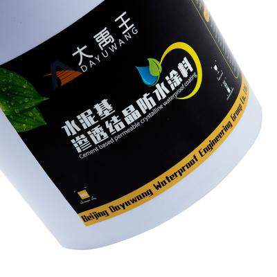 China Contemporary Manufacturer Price Concrete Powder Coating Capillary Crystalline Cement Waterproof Coating for sale