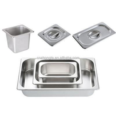 China European & American food suppliers China zhongte style serving Gastronom GN heating tray stainless steel strainers for sale